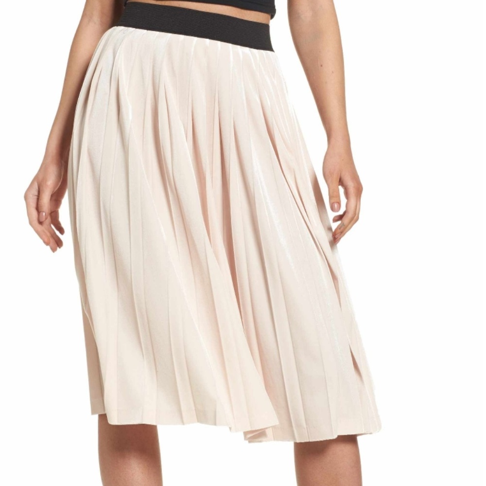 Nordstrom's Velour Leith Midi Skirt